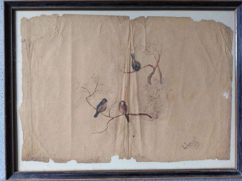 Het eerste kunstwerkje